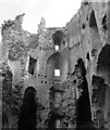 Inside Nunney Castle