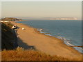 Southbourne: evening view towards the Isle of  Wight