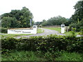 Cardiff : entrance to Manor Parc and The Orangerie Restaurant