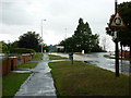 Mini roundabout on Roxby Road