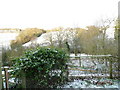 View over the Borle Valley in the snow