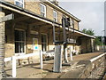 Modest gantry at Darsham railway station