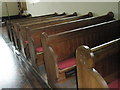 St Mary, Clopton- pews