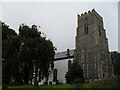 St. Mary, Framsden on a cold wet August afternoon