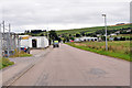 Road past the Scottish Hydro depot at Dingwall