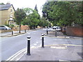 Junction of Leckford Place and Leckford Road