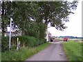 Public Footpath sign at Barrows Farm on Reed