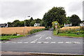 Road junction and road to Balloch village