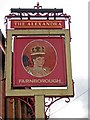 The Alexandra pub sign, 74 Victoria Road, Farnborough