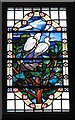 NZ2265 : The Church of St. James and St. Basil, Fenham - stained glass window, south wall (2 - detail) by Mike Quinn