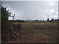 Arable field to the rear of the parking areas for Lympstone Commando