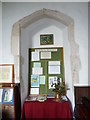 St Peter, Bruisyard: information board