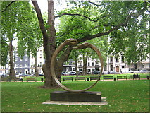 TQ2880 : Sculpture in Berkeley Square by David Anstiss