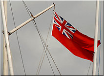 J4791 : The Red Ensign, Whitehead by Albert Bridge