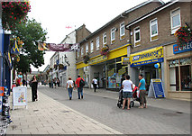 TL8783 : Shops in King Street, Thetford by Evelyn Simak