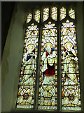 TM1577 : St Nicholas, Oakley: stained glass window (3) by Basher Eyre