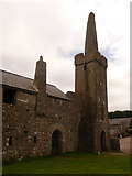 SS1496 : Caldey Island: St. Illtyd’s church tower by Chris Downer