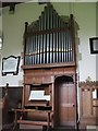 NY7863 : St. Cuthbert's Church, Beltingham - organ by Mike Quinn