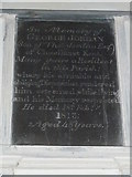 TM3674 : St Mary, Walpole: memorial by Basher Eyre