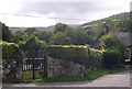 Churchyard gate.