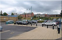 SJ8989 : Car park, Stockport Station by Derek Harper