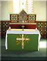 Holy Trinity church in Hempton - altar and reredos