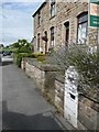 Milestone in context, Red Lees Road, Cliviger