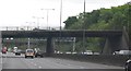 M25: A24 Overbridge near Leatherhead