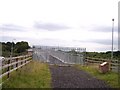 The prohibited footbridge over the M62 road improvements