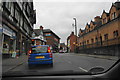 Queuing traffic on Broad Street