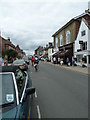 Cyclists in the High Street