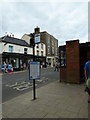 TM5076 : Bus stop in the High Street by Basher Eyre