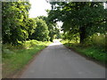 Southfield Lane towards Harswell