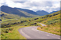 NN4636 : View back to Glen Lochay from a hairpin bend in the road by Steven Brown