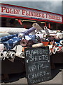 Fabrics stall at Doncaster market