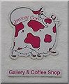 Gallery and Coffee Shop sign at Lilliesleaf