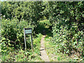 Entrance to the Higher Moors Nature Trail, Scilly