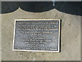 Garstang Millennium Green Sculpture plaque