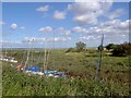 Boats in the reeds at Winteringham Haven