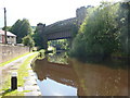 Railway bridge over the Rochdale Canal near Gauxholme