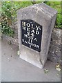 A Telford milestone (Holyhead 24) on Holyhead Road, Bangor