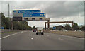 M60 Anti-Clockwise, Approaching Junction 1