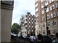 Checkerboard building on Vincent Street, Pimlico