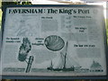 TR0161 : Faversham: The King's Port Information Board by David Anstiss