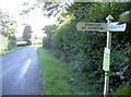 ST8880 : Signpost (and handy advert facility) by Neil Owen