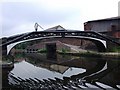 Smethwick Junction, showing towpath bridge over entrance to former arm