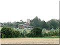 Stoke Ash church from Stoke Road