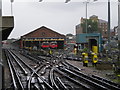 Railway tracks, Hammersmith Underground Station W6