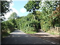 Junction of Warren Lane and Magpie Lane, Yelsted