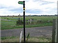 Footpath crossing Church Lane